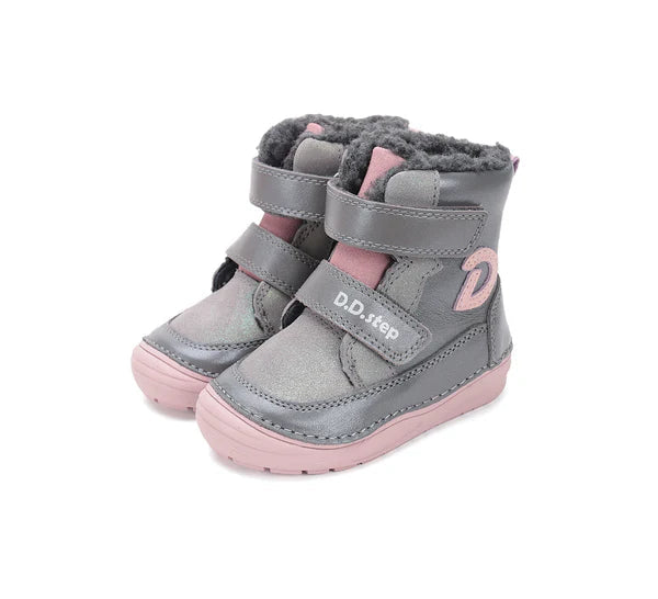 D.D.Step ghete fete imblanite 26-31 Grey cu D Fő kép