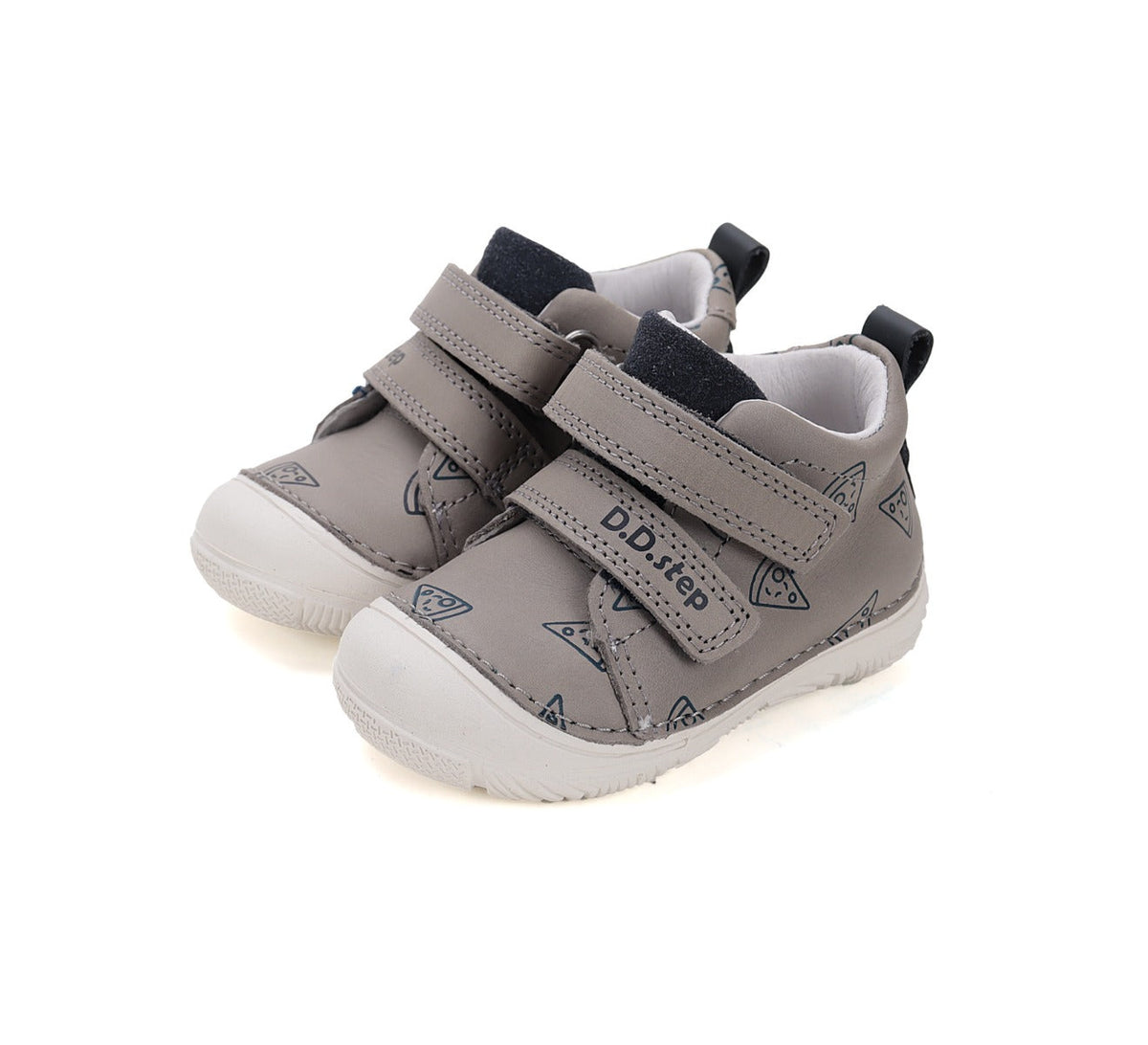 D.D.Step pantofi baieti 20-25 Dark Grey cu pizza Fő kép