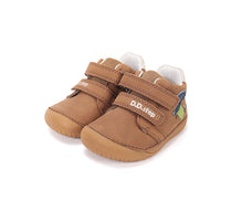 D.D.Step fiú cipők Barefoot 20-25 Csokoládé kutyussal