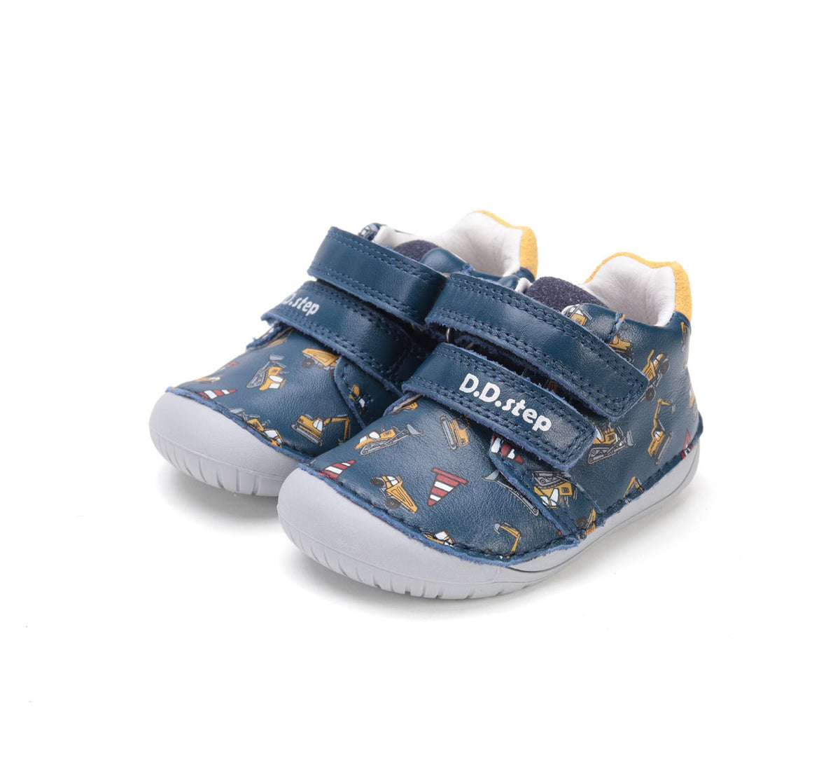 D.D.Step pantofi baieti Barefoot 20-25 Royal Blue cu utilaje Fő kép