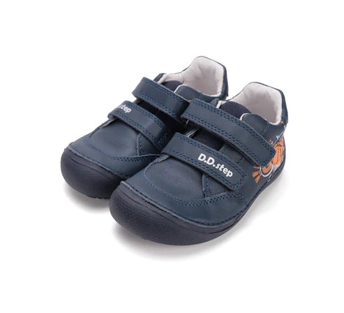 D.D.Step pantofi baieti Barefoot 26-31 Royal Blue cu GOAL Fő kép
