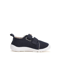 D.D.Step pantofi baieti Barefoot de interior 20-25 Royal Blue cu soare