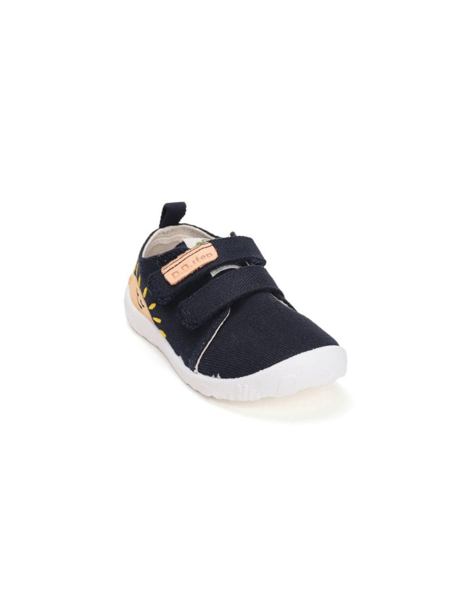 D.D.Step pantofi baieti Barefoot de interior 20-25 Royal Blue cu soare