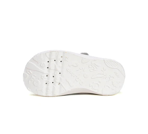 D.D.Step pantofi baieti Barefoot de interior 26-31 Bermuda Blue cu dino