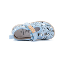 D.D.Step fiú vászon Barefoot beltéri cipő 26-31 Aero Blue Surf