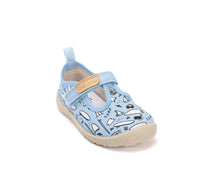 D.D.Step fiú vászon Barefoot beltéri cipő 26-31 Aero Blue Surf