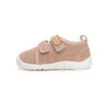 D.D.Step fiú barefoot vászon benti cipő 20-31 Egyszerű krémszínű