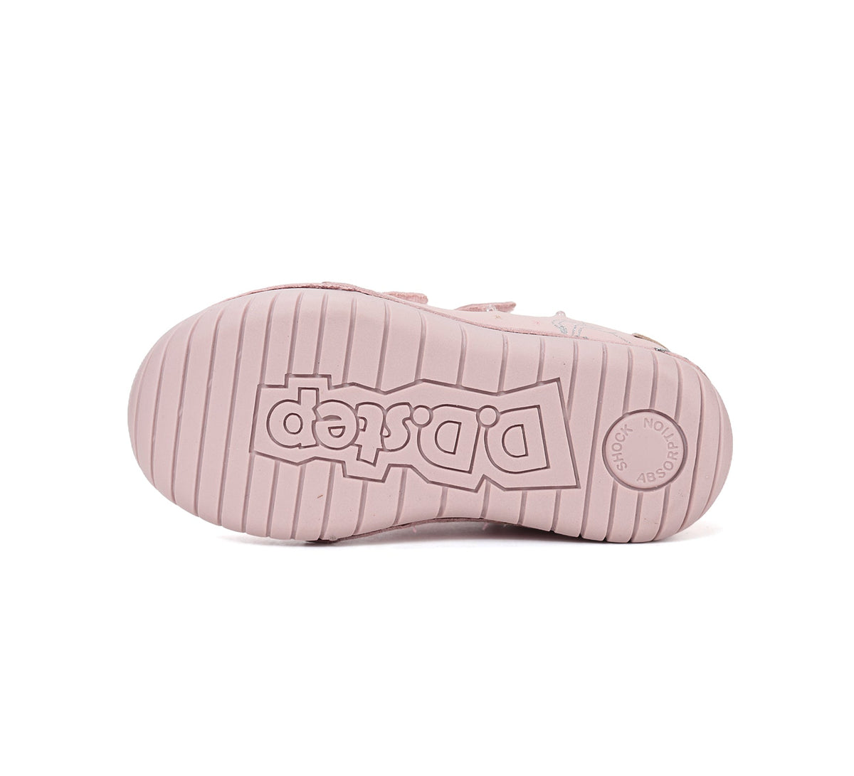 D.D.Step LED-es lánycipő 25-30 Baby Pink unikornissal
