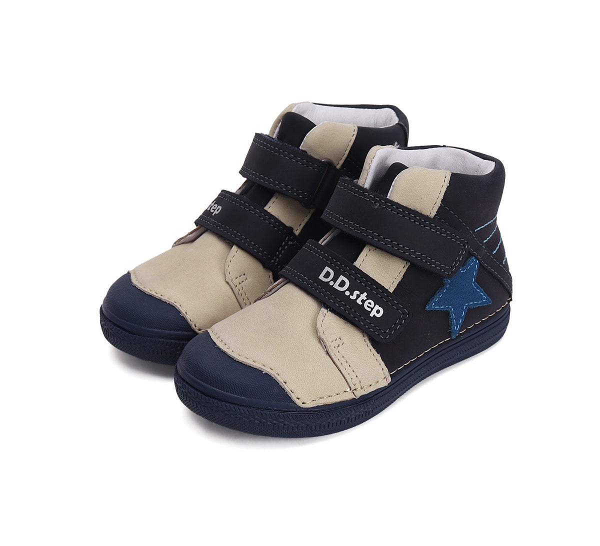 D.D.Step pantofi baieti cu scai 25-30 Royal Blue cu stea Fő kép