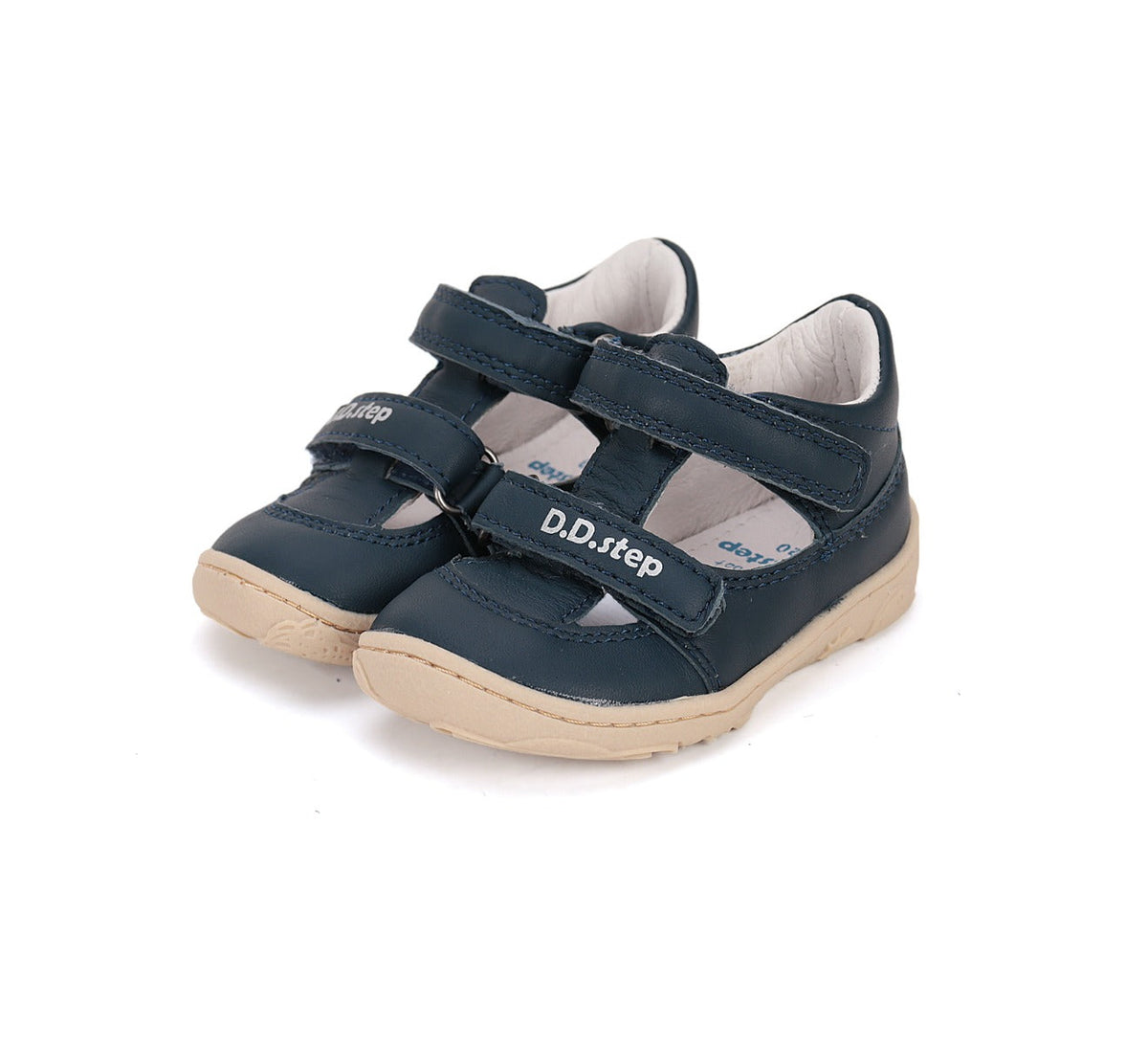 D.D.Step pantofi baieti decupati Barefoot 20-25 Bermuda Blue Fő kép
