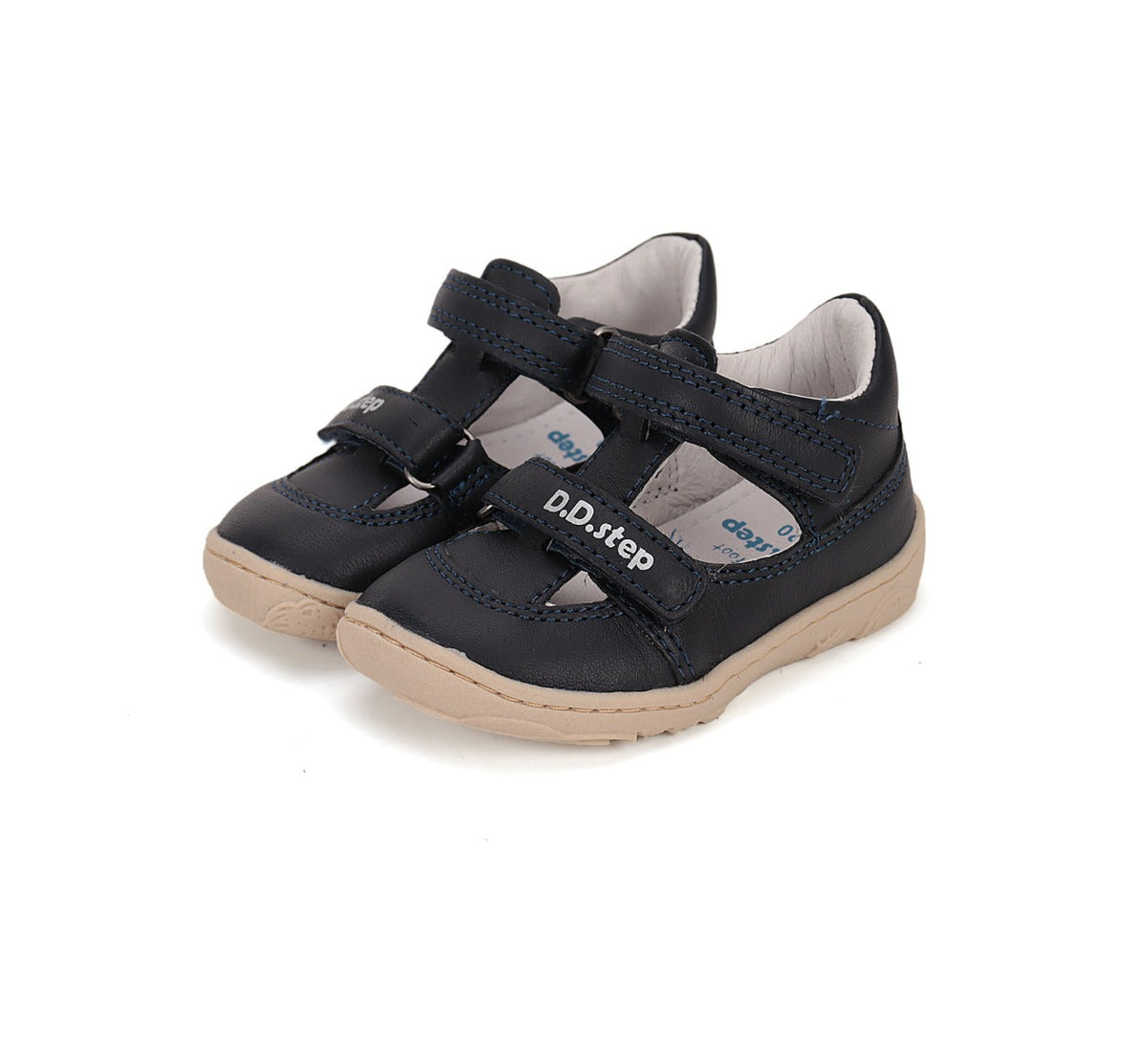 D.D.Step pantofi baieti decupati Barefoot 20-25 Royal Blue Fő kép