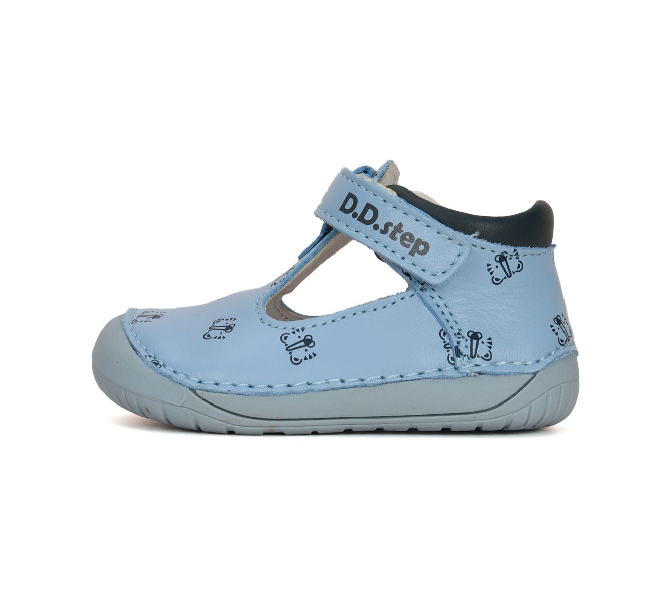 D.D.Step fiú kivágott Barefoot cipő 20-25, Égszínkék Másodlagos kép