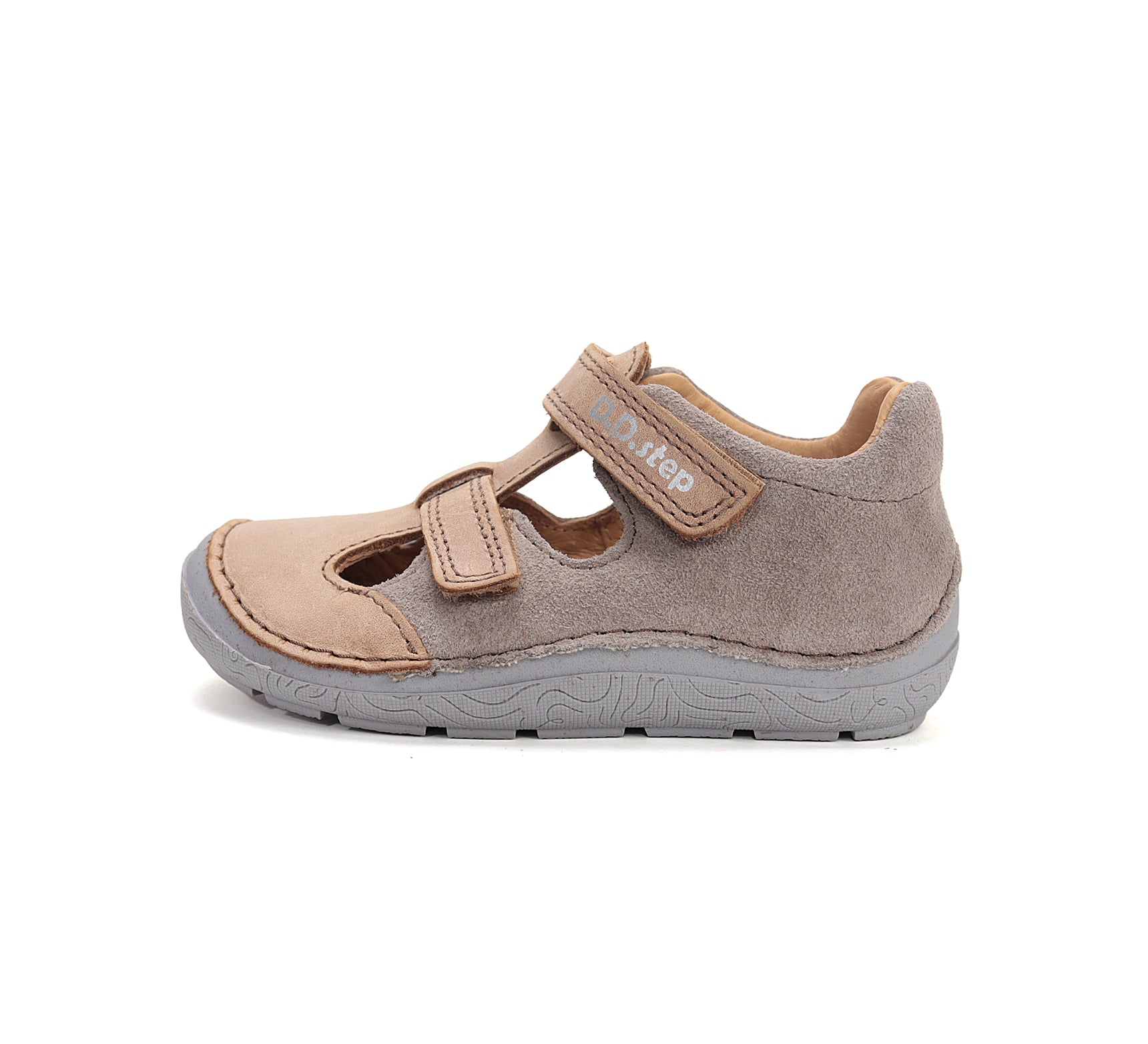 D.D.Step fiú kivágott cipő Barefoot 28-33 Chocolate Másodlagos kép