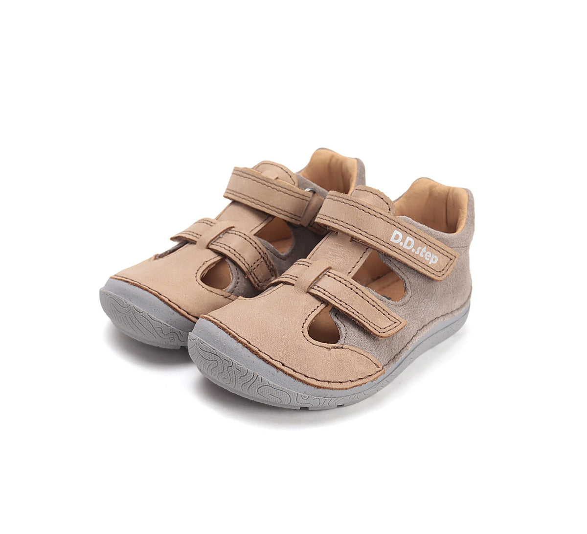 D.D.Step fiú kivágott cipő Barefoot 28-33 Chocolate Fő kép