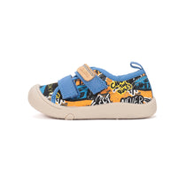 D.D.Step fiú vászon tornacipő 28-33 Aero Blue graffitivel