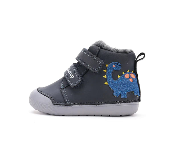 D.D.Step bélelt fiú cipő Első Lépések 20-25 Royal Blue dínós Másodlagos kép