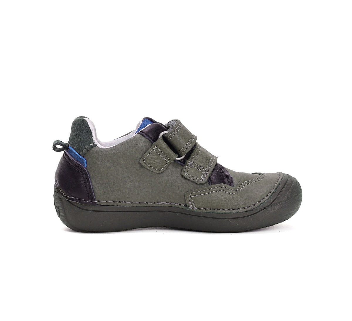 D.D.Step pantofi baieti Ponte20 supinati 24-29 Khaki cu dungi