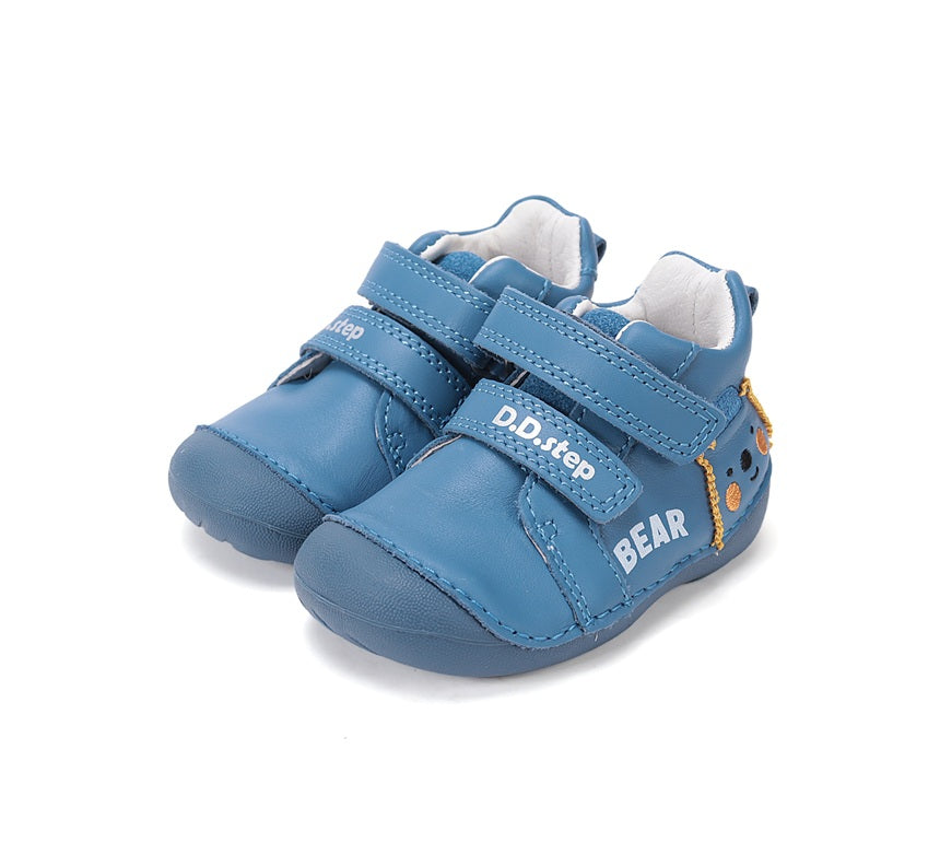 D.D.Step fiú cipő Első lépések 18-24 Royal Blue mackóval Fő kép