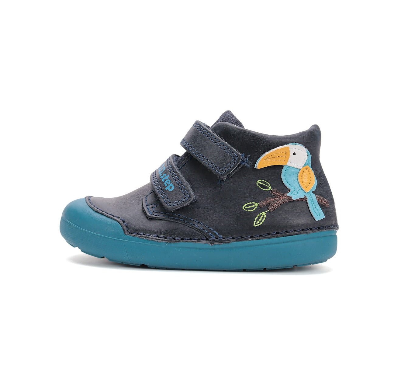 D.D.Step fiú cipő Első Lépések 20-25 Royal Blue papagáj mintával Másodlagos kép