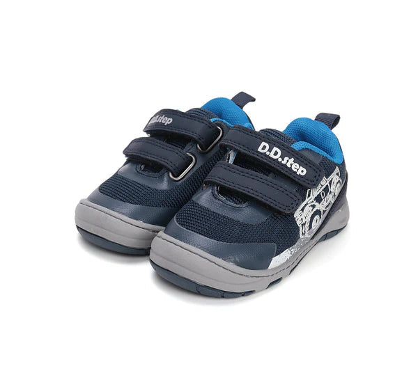 D.D.Step pantofi baieti sport 20-25 Royal Blue cu masina Fő kép