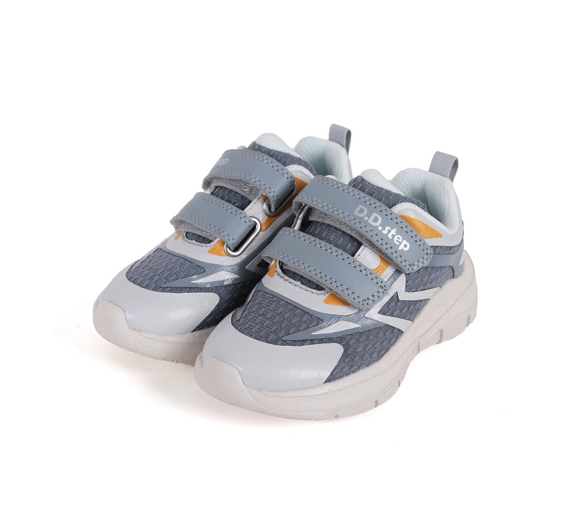 D.D.Step pantofi baieti sport 30-35, Dark Grey cu mustar Fő kép