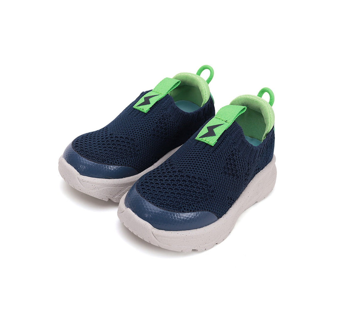 D.D.Step pantofi baieti sport 28-33 Royal Blue cu verde neon Fő kép