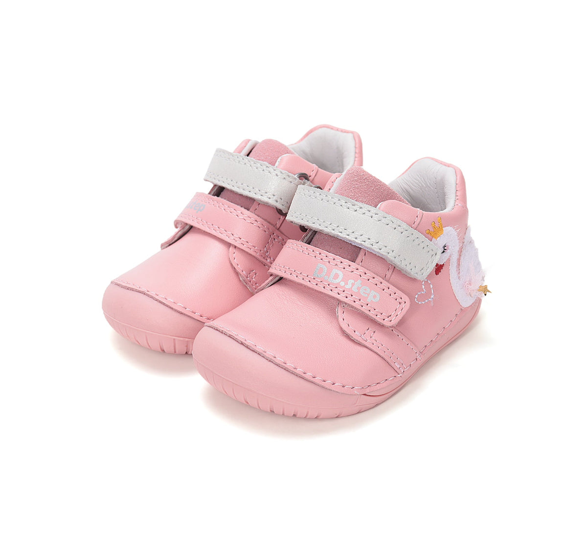 D.D.Step cipő lányoknak Barefoot 20-25 Baby Pink hattyúval