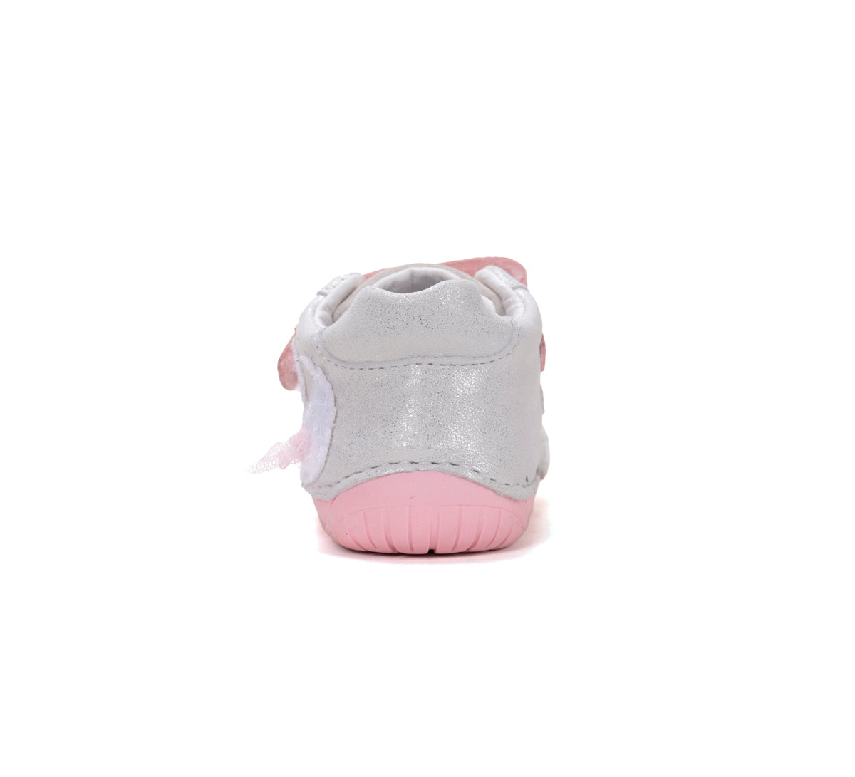 D.D.Step cipő lányoknak Barefoot 20-25 ezüst, hattyús mintával