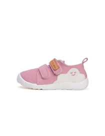 D.D.Step pantofi fete Barefoot de interior 20-25 Mauve cu norisor