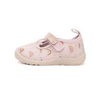 D.D.Step kislány vászon cipő Barefoot kivágott beltéri 20-31 Baby Pink szivárvány