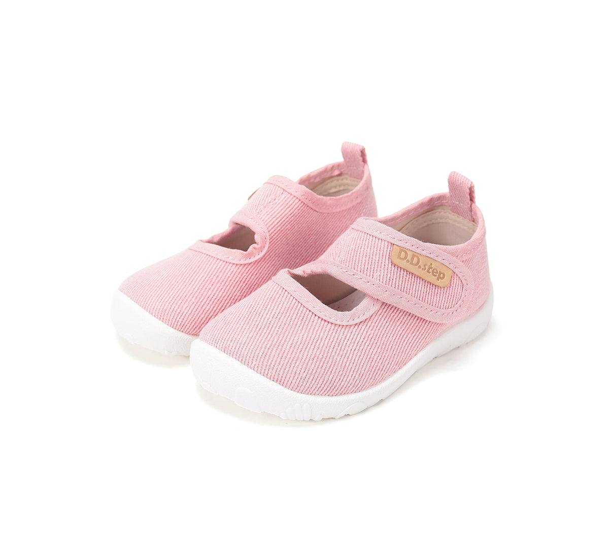D.D.Step kivágott vászon mezítlábas lány cipő beltérre 26-31 Baby Pink sima Fő kép