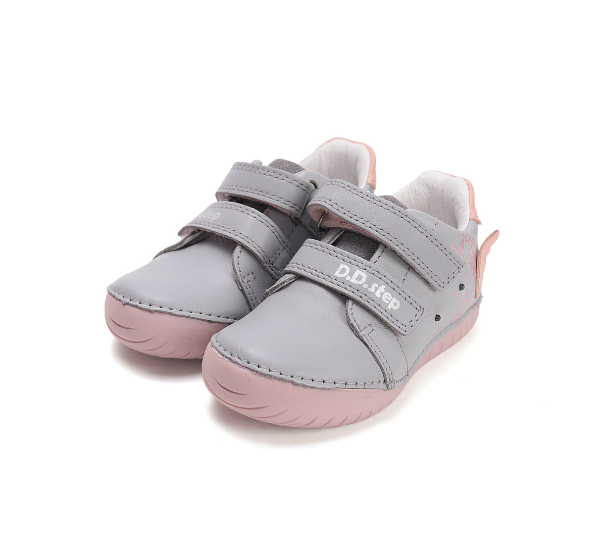 D.D.Step LED-es lánycipő 25-30 Dove szürke unikornisos