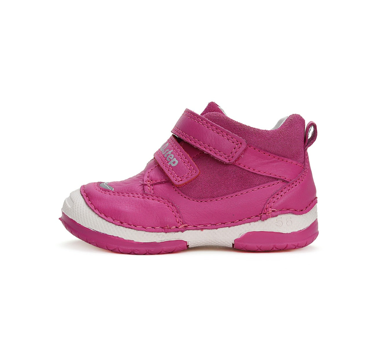 D.D.Step lány tépőzáras cipő, 19-24, sötét rózsaszín és pink Másodlagos kép