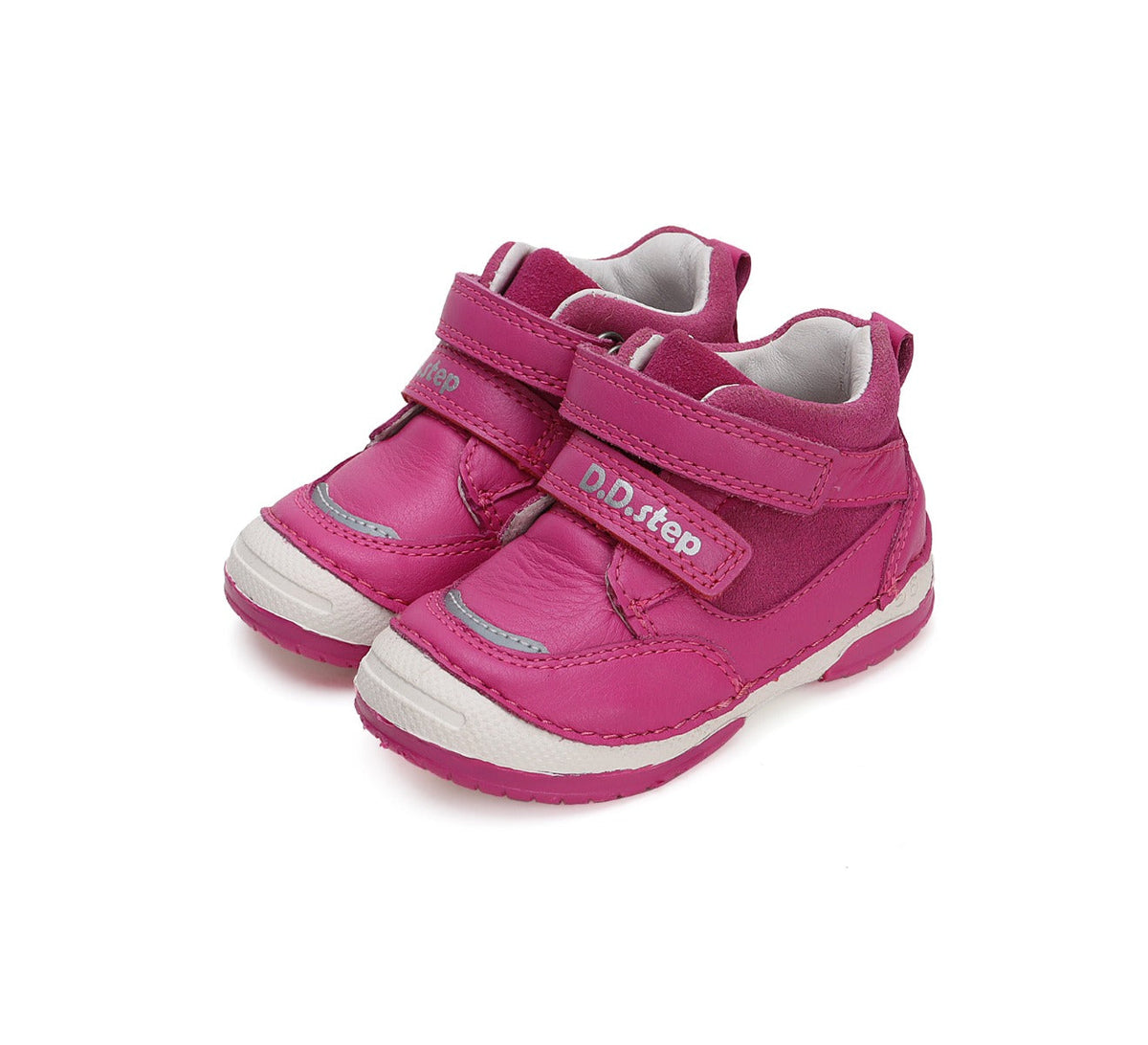 D.D.Step pantofi fete cu scai 19-24, Dark pink cu roz Fő kép