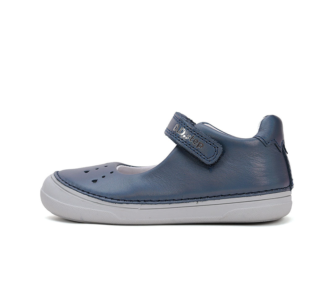 D.D.Step kivágott lánycipő 26-31 Royal Blue Másodlagos kép