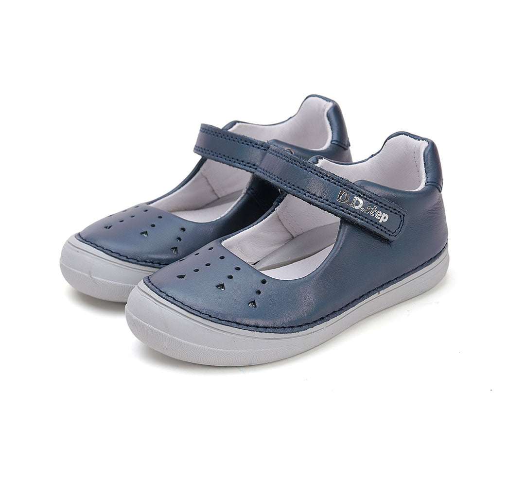 D.D.Step pantofi fete decupati 26-31 Royal Blue Fő kép