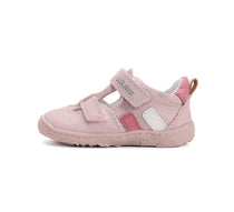 D.D.Step kivágott lány cipő Barefoot 20-25 Baby Pink színes csíkokkal