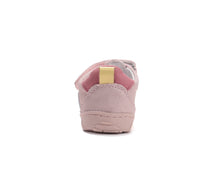 D.D.Step kivágott lány cipő Barefoot 20-25 Baby Pink színes csíkokkal