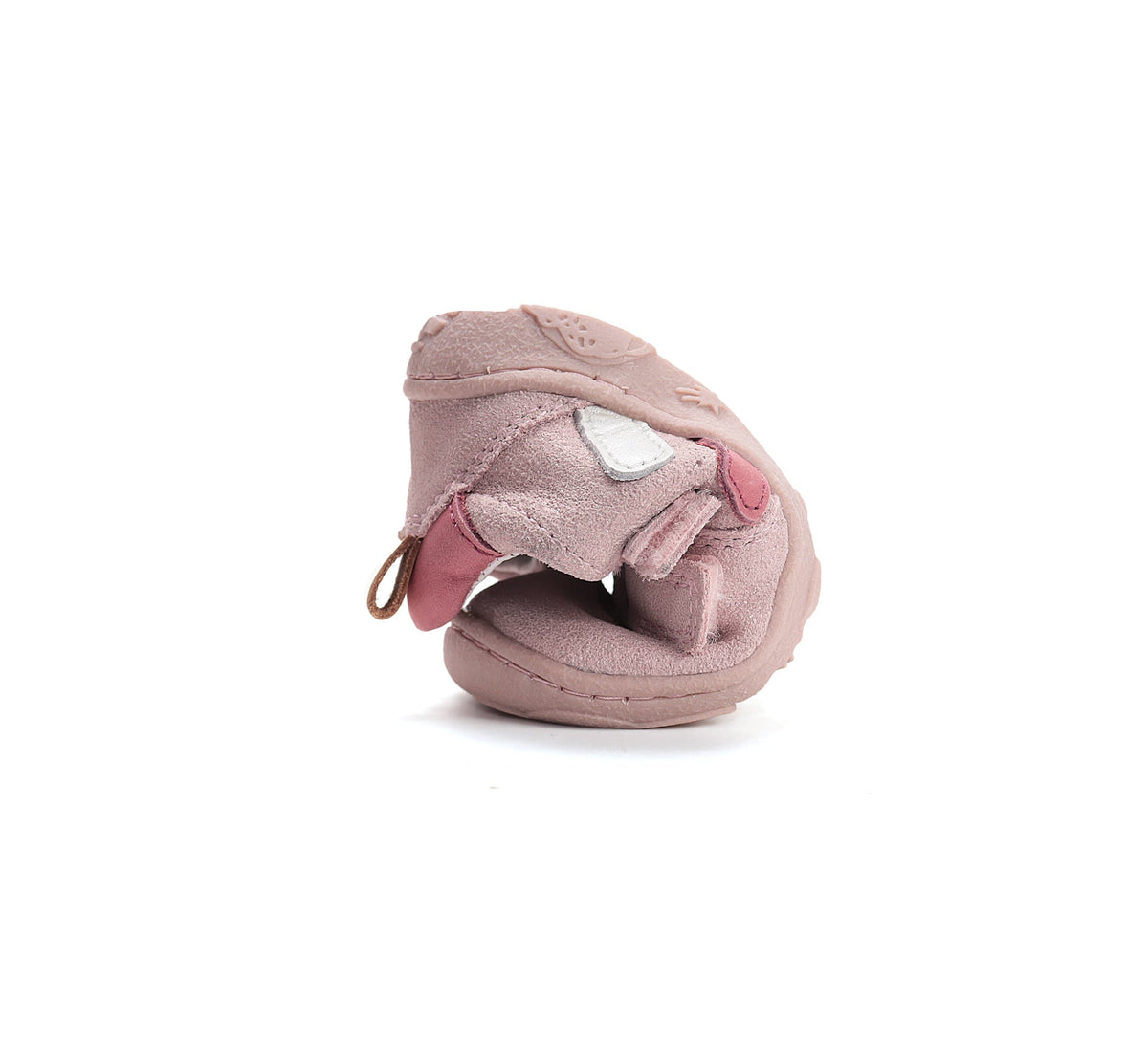 D.D.Step kivágott lány cipő Barefoot 20-25 Baby Pink színes csíkokkal