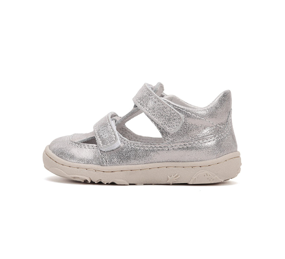 D.D.Step pantofi fete decupati Barefoot 20-25 Silver
