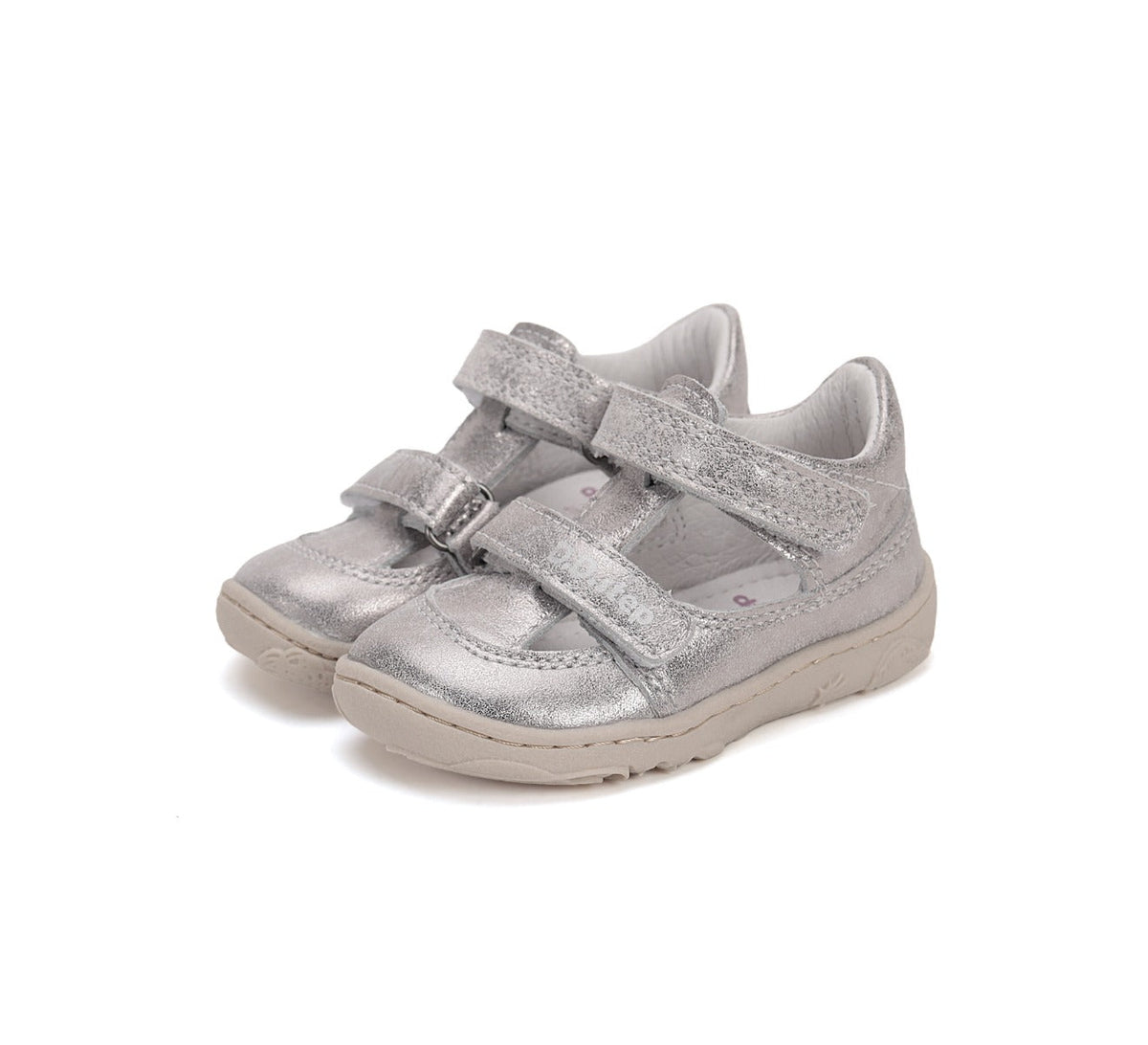 D.D.Step pantofi fete decupati Barefoot 26-31 Silver Fő kép