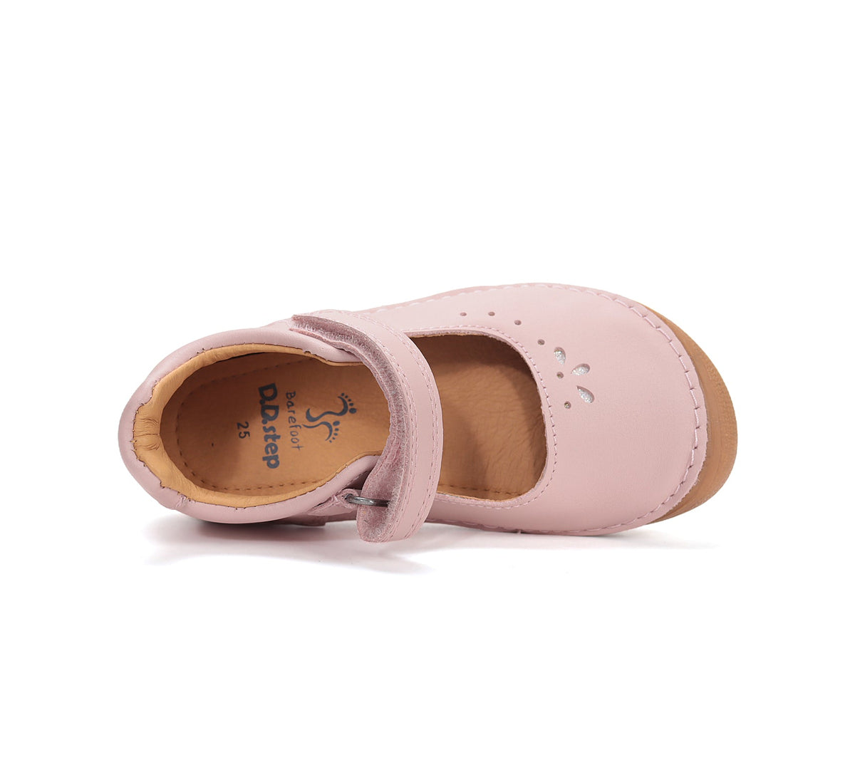 D.D.Step kivágott lányka cipő Barefoot 25-30 Baby Pink