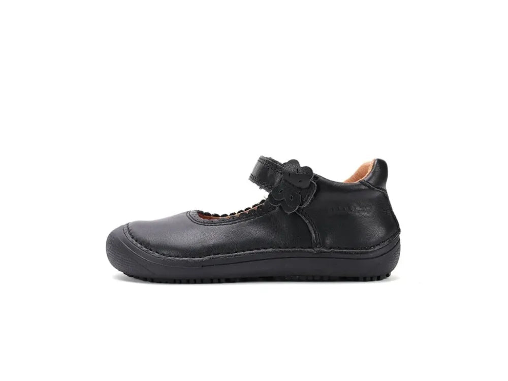 D.D.Step kivágott Barefoot lánycipő 25-30 Fekete pillangóval Másodlagos kép