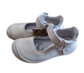 D.D.Step pantofi fete decupati Barefoot 25-30 White cu fluturas Fő kép