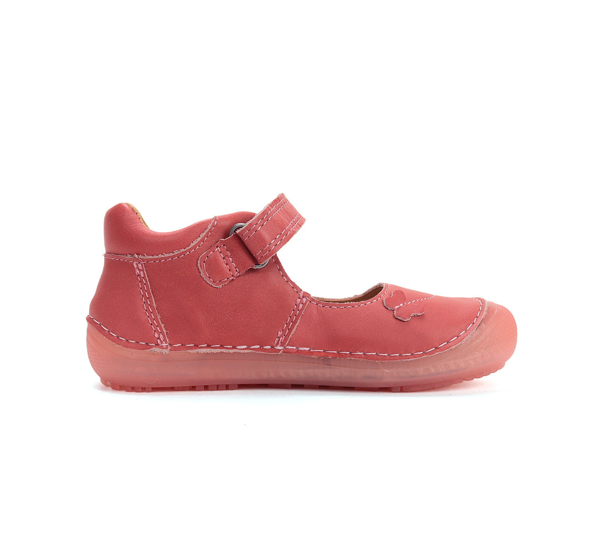 D.D.Step kivágott lány cipő Barefoot 26-31 Strawberry pillangókkal