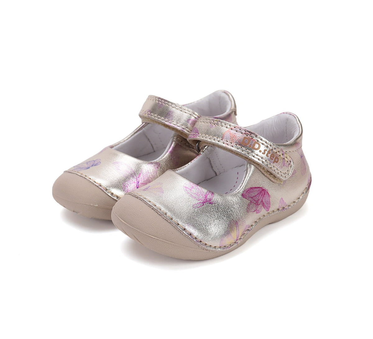 D.D.Step pantofi fete deschisi 18-24 Bronze cu fluturasi Fő kép