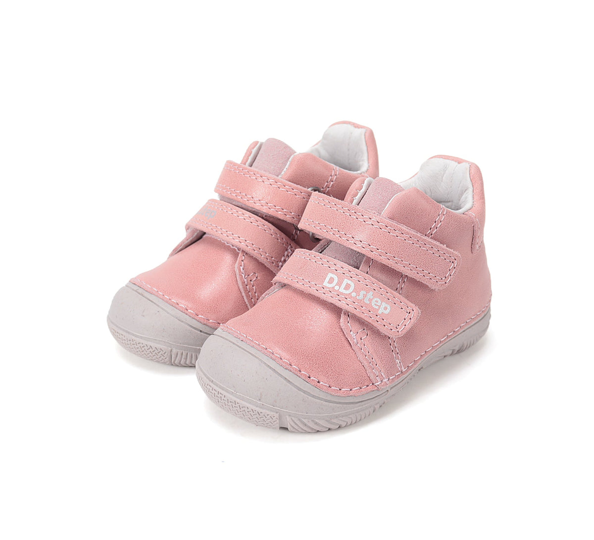 D.D.Step cipő lány bőr 20-25 Baby Pink sima