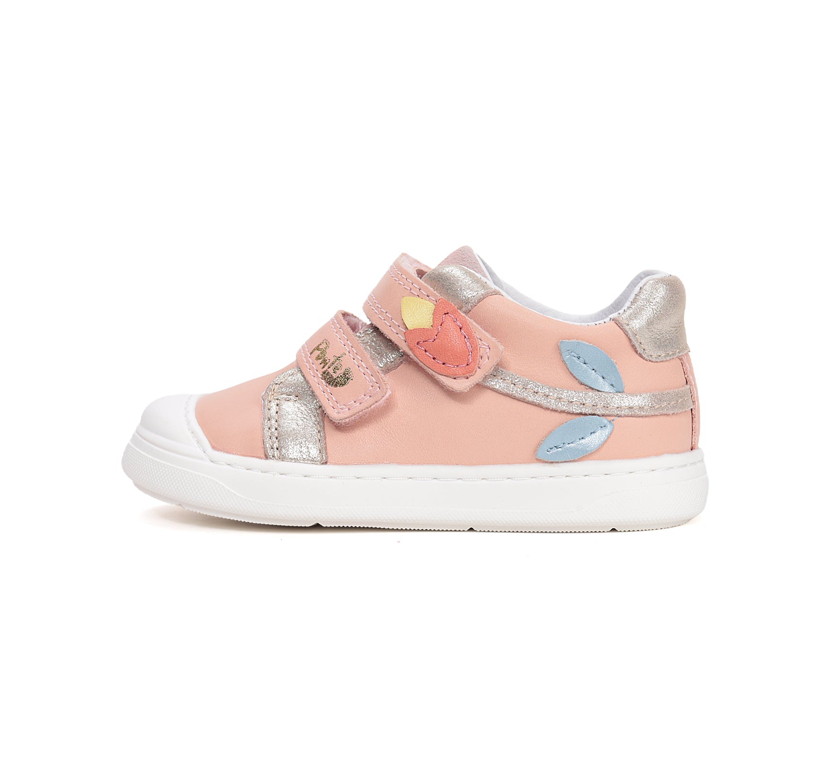 D.D.Step lánycipő Ponte20 szupinált 22-33 Baby Pink tulipán mintával Másodlagos kép