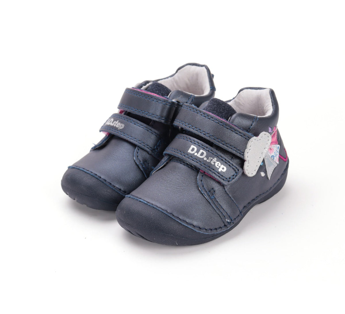 D.D.Step pantofi fete Primii Pasi 18-24 Royal Blue cu umbrela Fő kép
