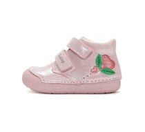 DD.Step lány cipő Első lépések 20-25 Rose Gold szívvel